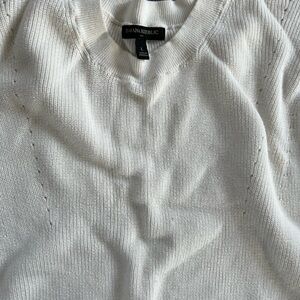 Banana Republic Ivory Knit Pullover